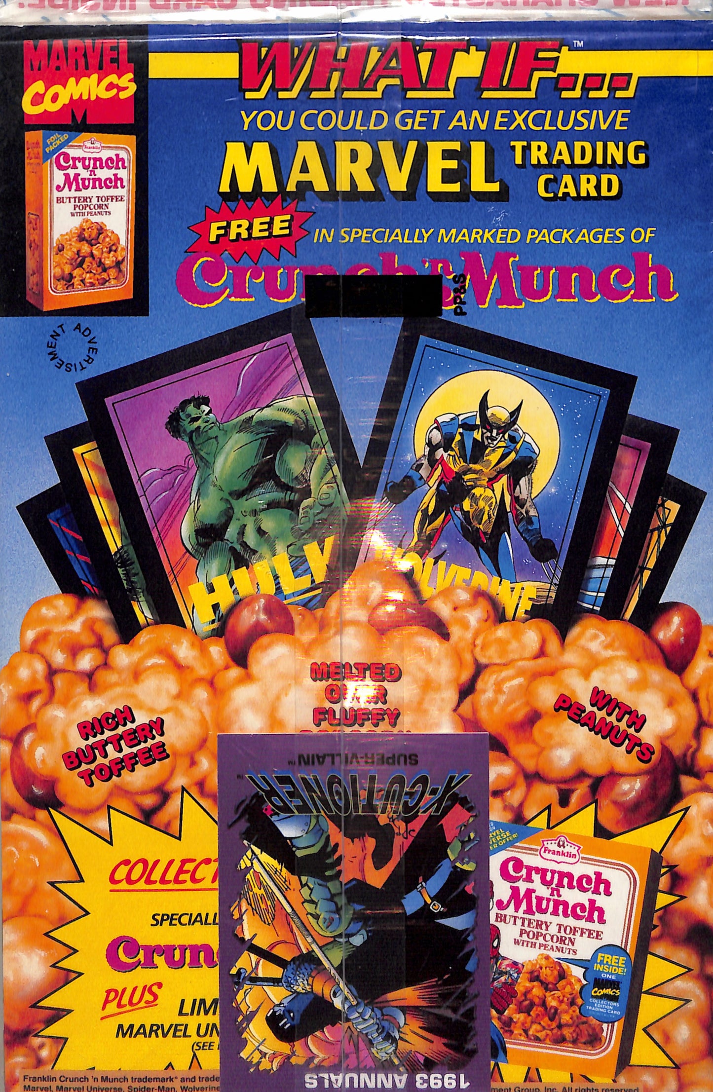 VF What If... You Could Get an Exclusive Marvel X-Cutioner Trading Card (1993)