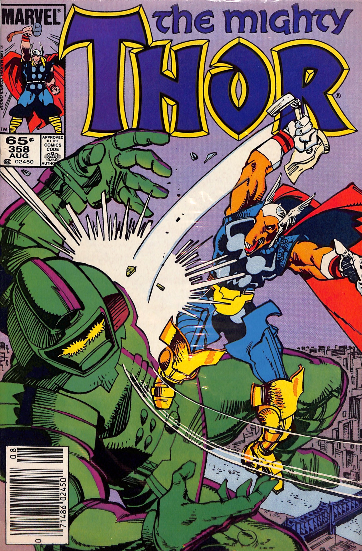 VF The Mighty Thor #358 Walt Simonson (1985)