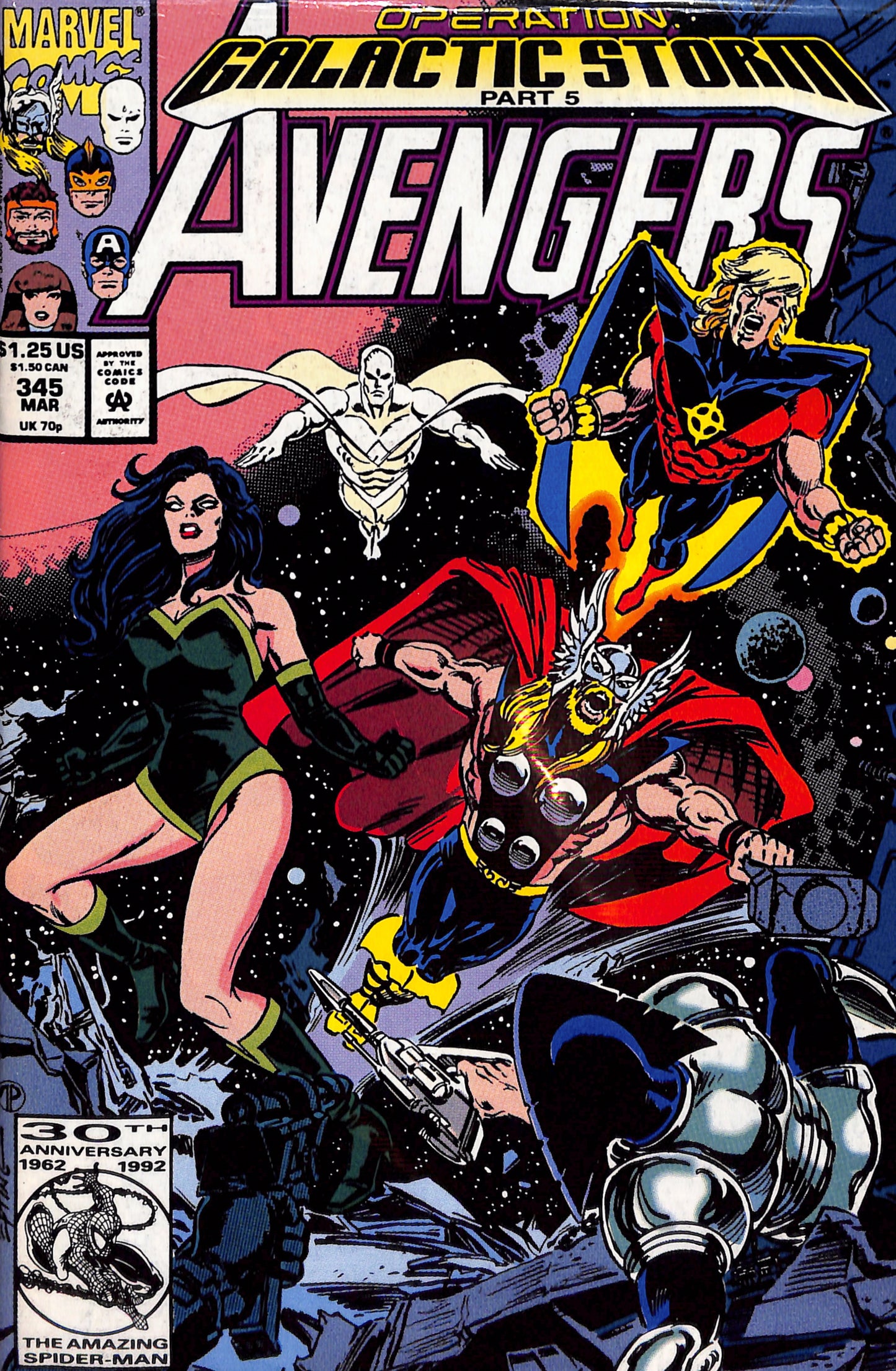 VF The Avengers #345 Steve Epting (1992)