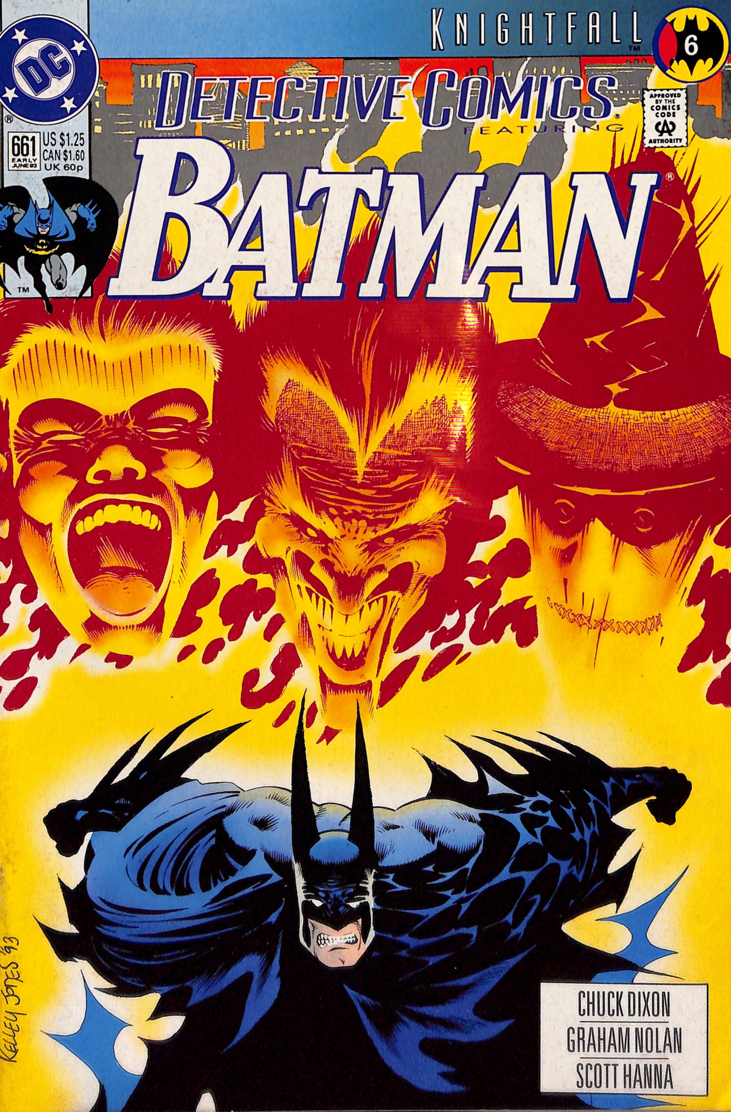 VF Detective Comics #661 Batman