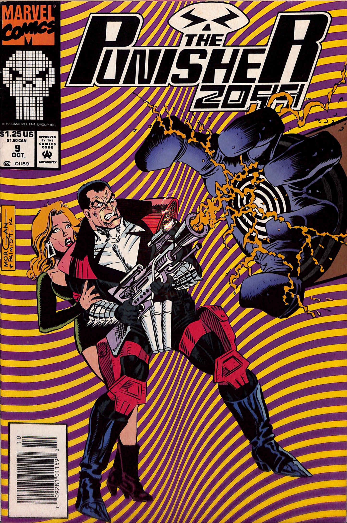VF The Punisher 2099 #9 Tom Morgan & Jimmy Palmiotti (1993)