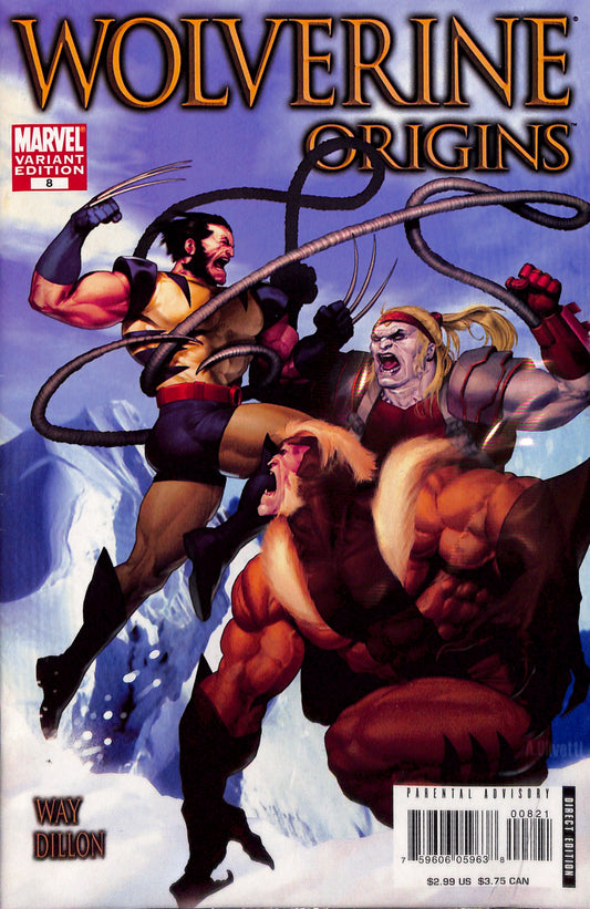 VF Wolverine Origins #8 Daniel Way Variant Cover