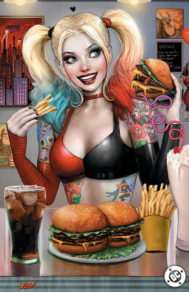 Harley Quinn #45 Nathan Szerdy Diner Tattoo Virgin Variant