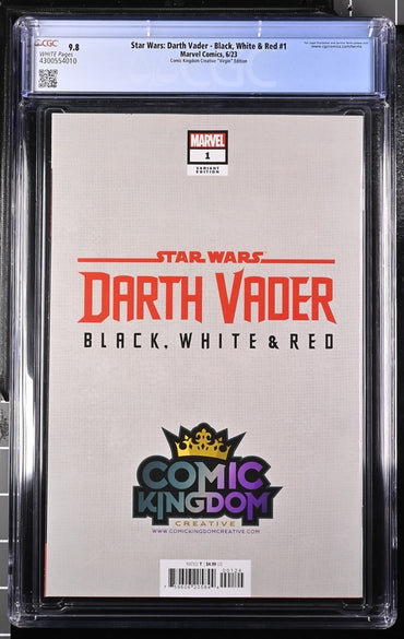 Star Wars: Darth Vader - Black, White & Red #1 Suayan Comic Kingdom Creative "Virgin" Edition 9.8