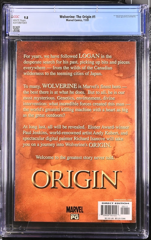 Wolverine: The Origin #1 9.8