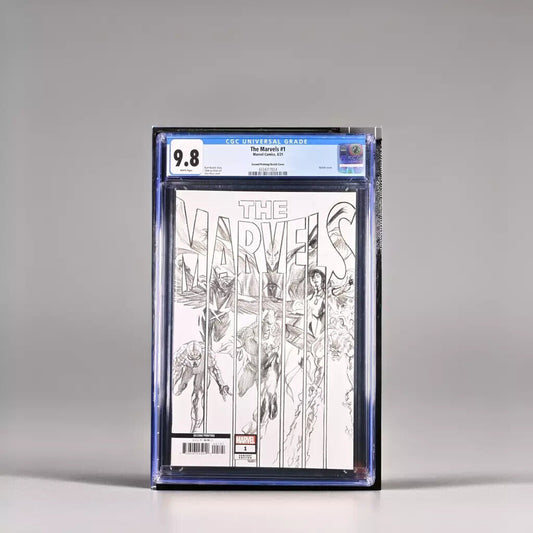 THE MARVELS #1 Ross 2nd Print Sketch Variant 1:25 CGC 9.8 (2021)