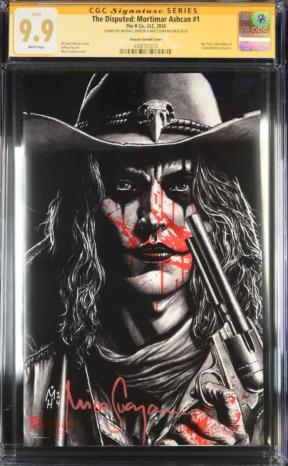 Undisputed: Mortimar Ashcan #1 Signed x2 HInson & Mico Suayan CGC 9.9