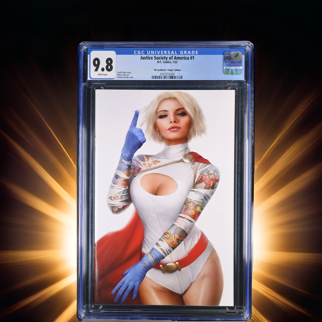 Justice Society of America #1 Szerdy The Syndicate "Virgin" Edition CGC 9.8