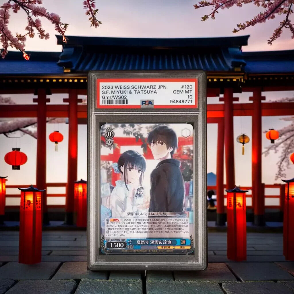 Weiss Schwarz Miyuki & Tatsuya 120 Dengeki Bunko Japanese Gmr/WS02 GM MT 10 2023