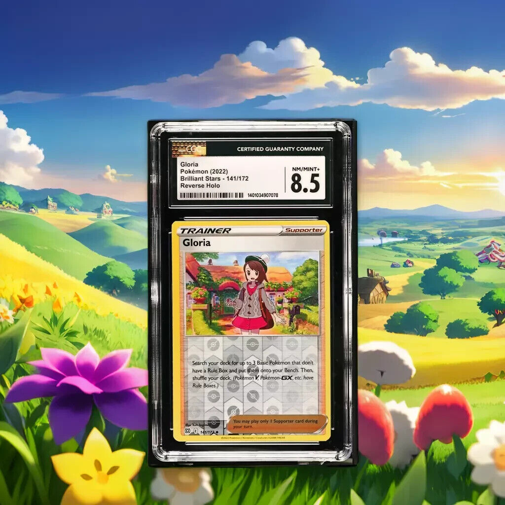 Pokemon Gloria 141/172 Brilliant Stars English Reverse Holo 8.5 (2022)