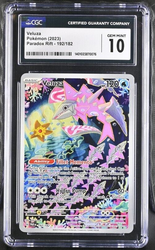 Pokemon Veluza 192/182 Paradox Rift - PAR EN English Gem Mint 10 (2023)