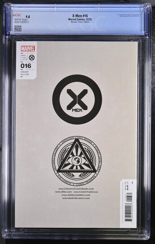 X-Men #16 Mercado Virgin Variant CGC 9.8 (2022)