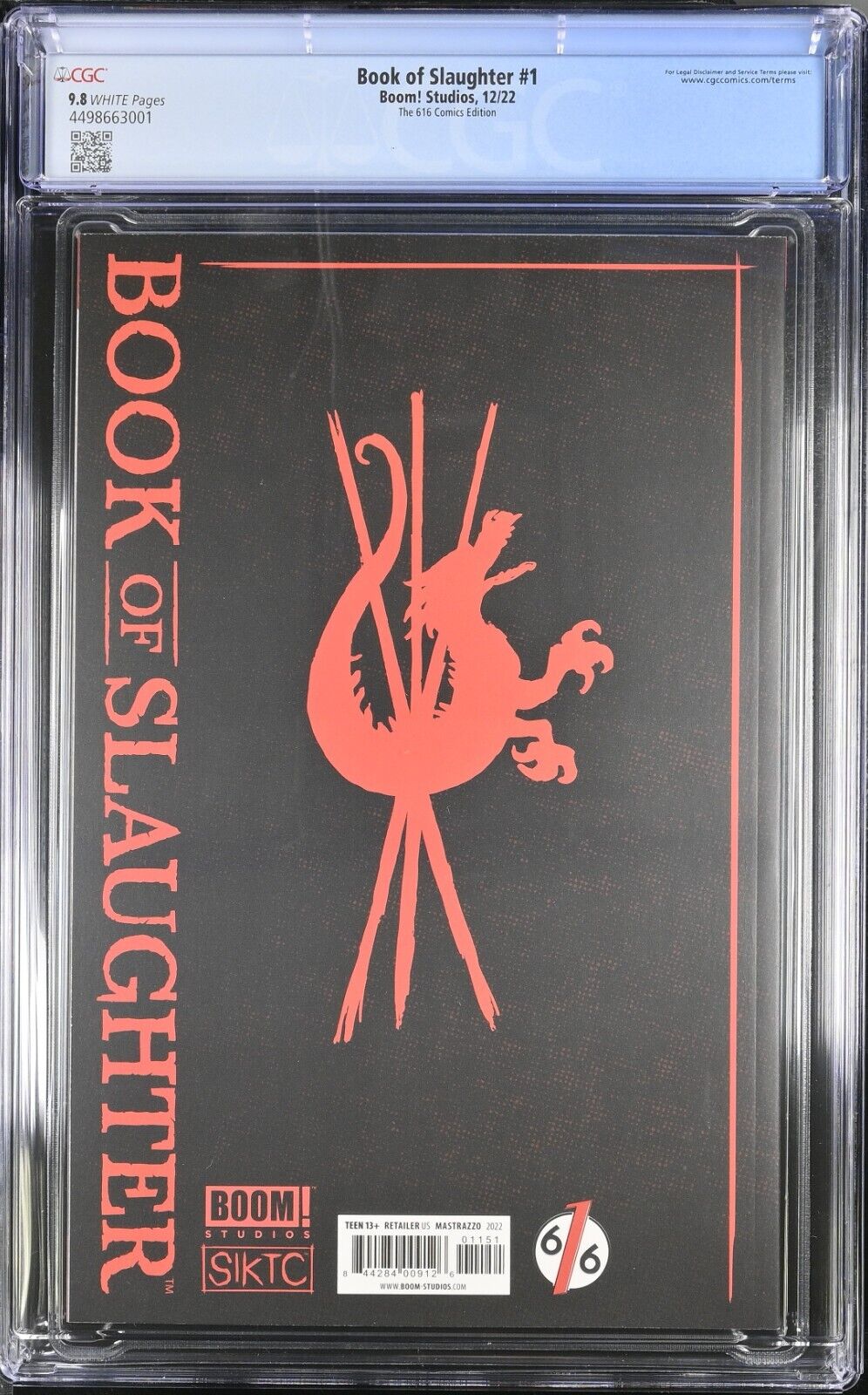 Book of Slaughter #1 The 616 Comics Edition CGC 9.8 (2024)