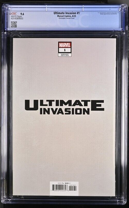 Marvel Comics: Ultimate Invasion #1 Christopher Variant Cover CGC 9.6 (2023)