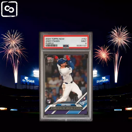 2024 TOPPS NOW Andy Pages Purple PSA 9 /25