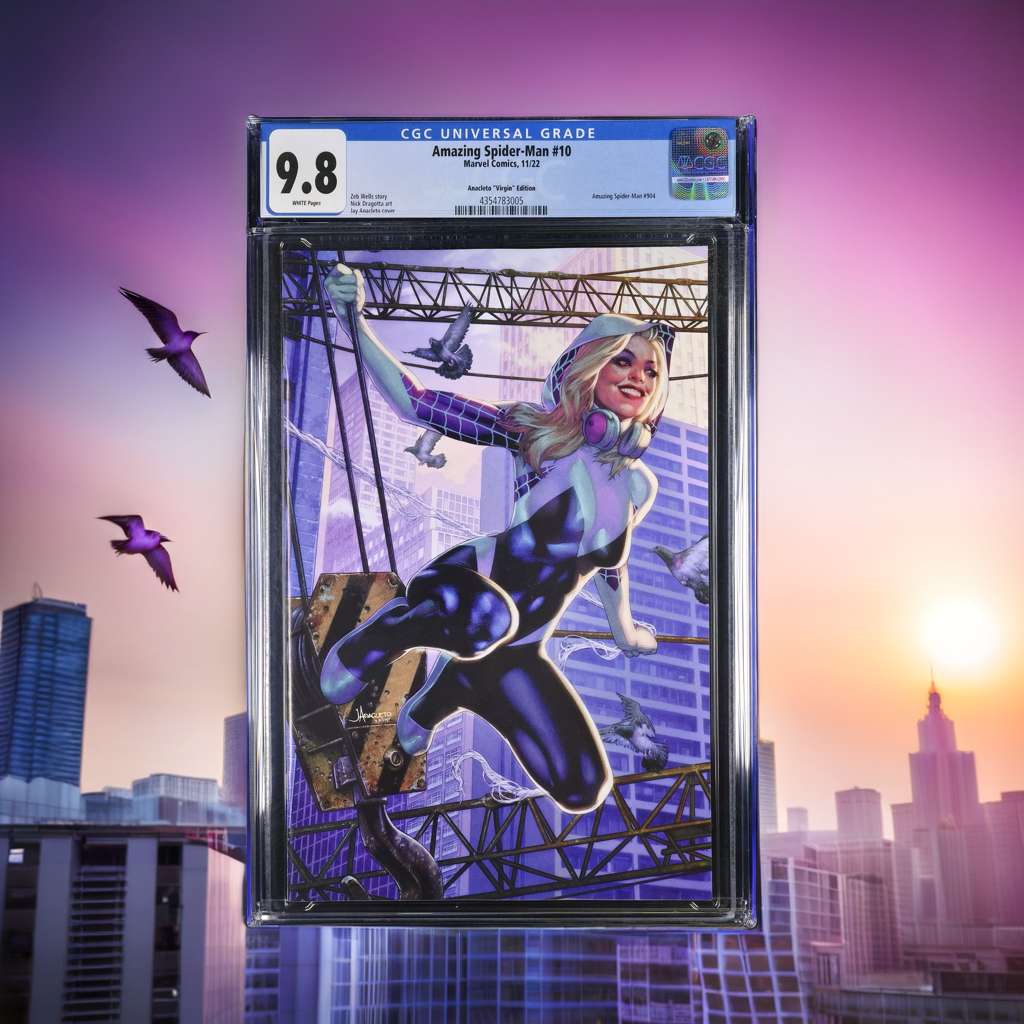 Amazing Spider-Man #10 Anacleto Exclusive Virgin Variant CGC 9.8 (2022)