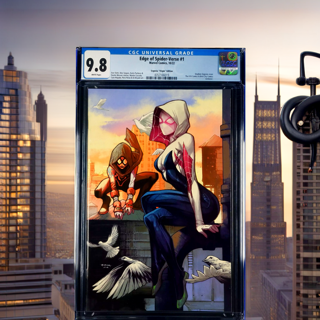 Edge of Spider-Verse #1 Segovia Virgin Variant CGC 9.8 (2022)