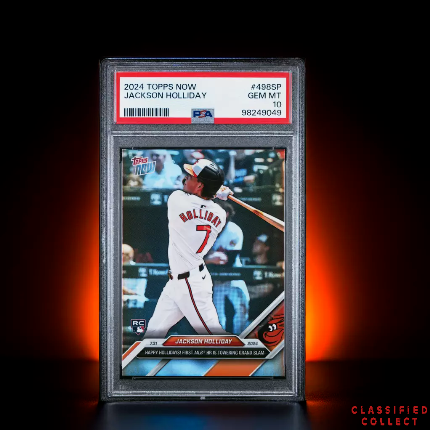 2024 TOPPS NOW 498SP JACKSON HOLLIDAY SHORT PRINT ROOKIE PSA 10