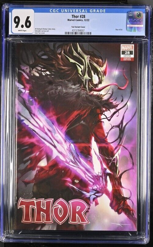 Thor #28 NM IVAN TAO Unknown 616 Comics Trade Dress Variant CGC 9.6