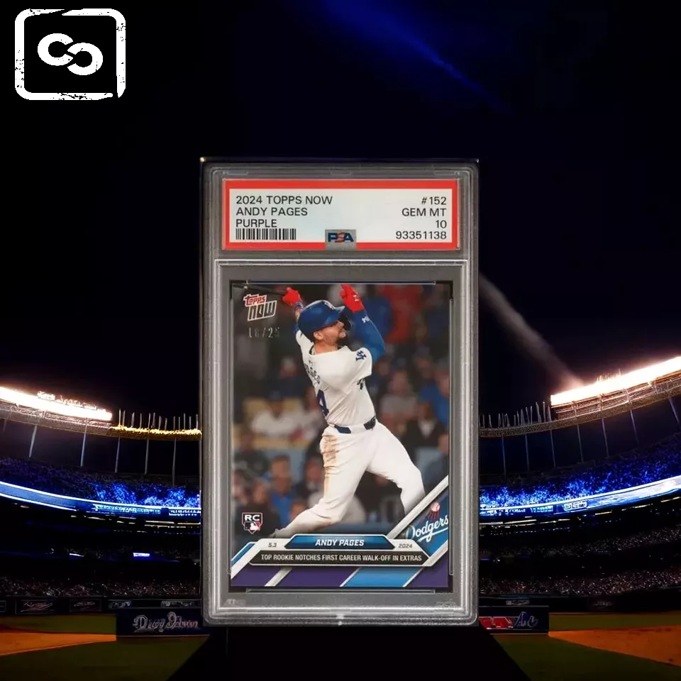 2024 TOPPS NOW Andy Pages Purple PSA 10 /25