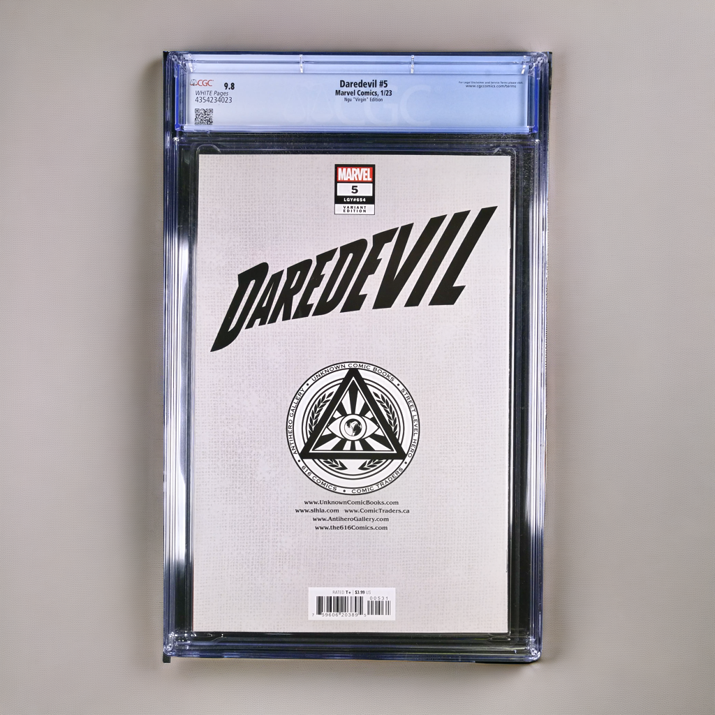 Daredevil #5 Exclusive Virgin Variant Ngu CGC 9.8 (2022)