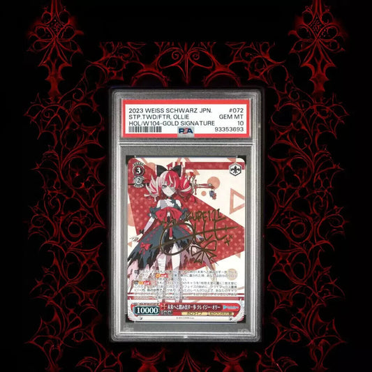 Weiss Schwarz Ollie 072 HOL/W104-Gold Signature Gem Mint 10 (2023)
