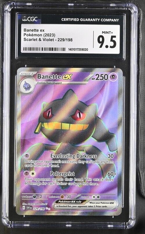 Banette ex 229/198 Scarlet & Violet - SV1EN English Mint+ 9.5