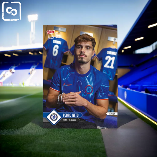 24/25 TOPPS NOW Joins the Blues Chelsea FC Pedro Neto Card 1