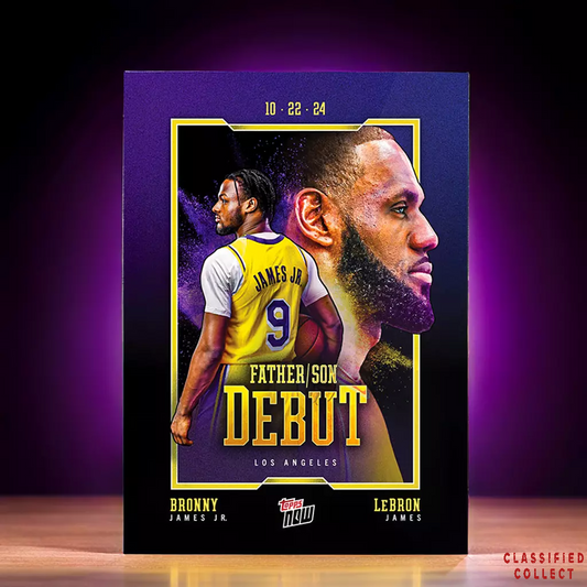 Bronny James Jr./LeBron James - 2024-25 Topps NOW Card 1