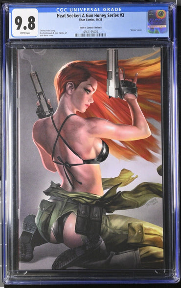 Heat Seeker: A Gun Honey Series #3 Burns 616 Comics Virgin Edition B CGC 9.8