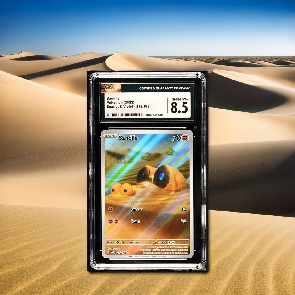 Pokemon Sandile 216/198 Scarlet & Violet - SV1EN English 8.5 (2023)