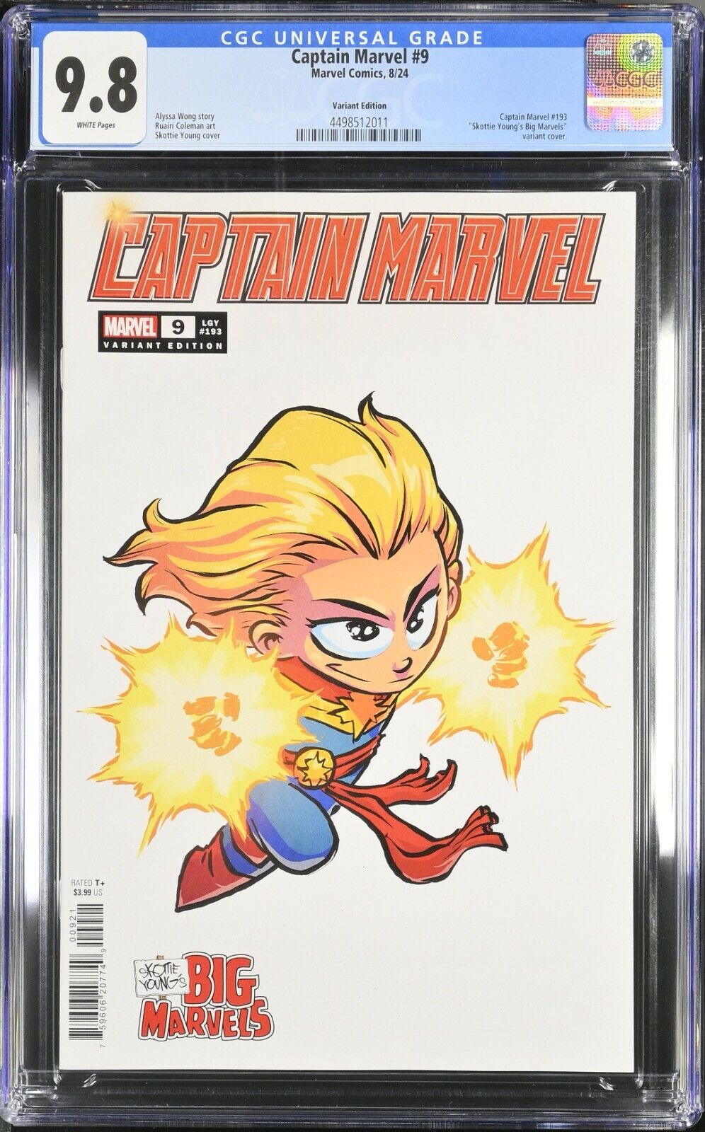 Captain Marvel #9 Variant Edition GCG 9.8 (2024)