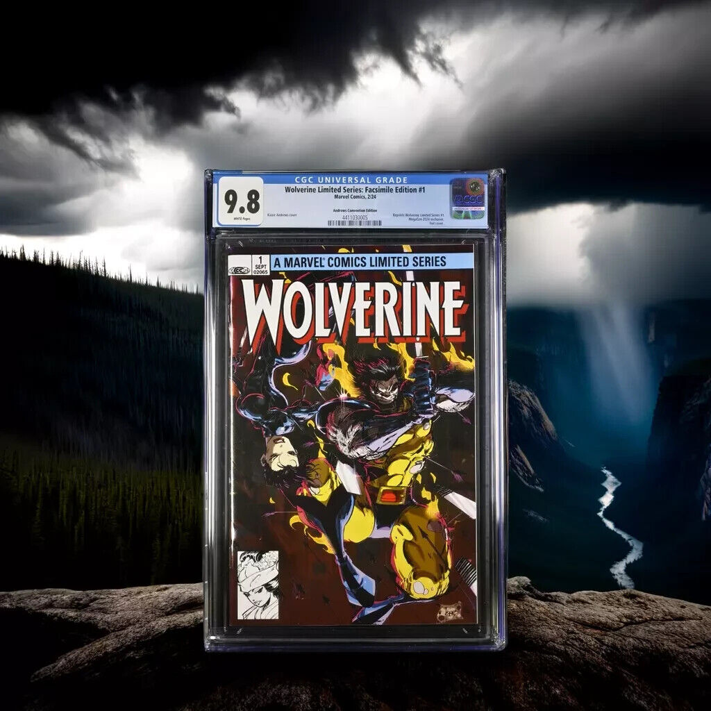 Wolverine Limited Series: Facsimile Edition #1 Andrews Convention Edition 9.8