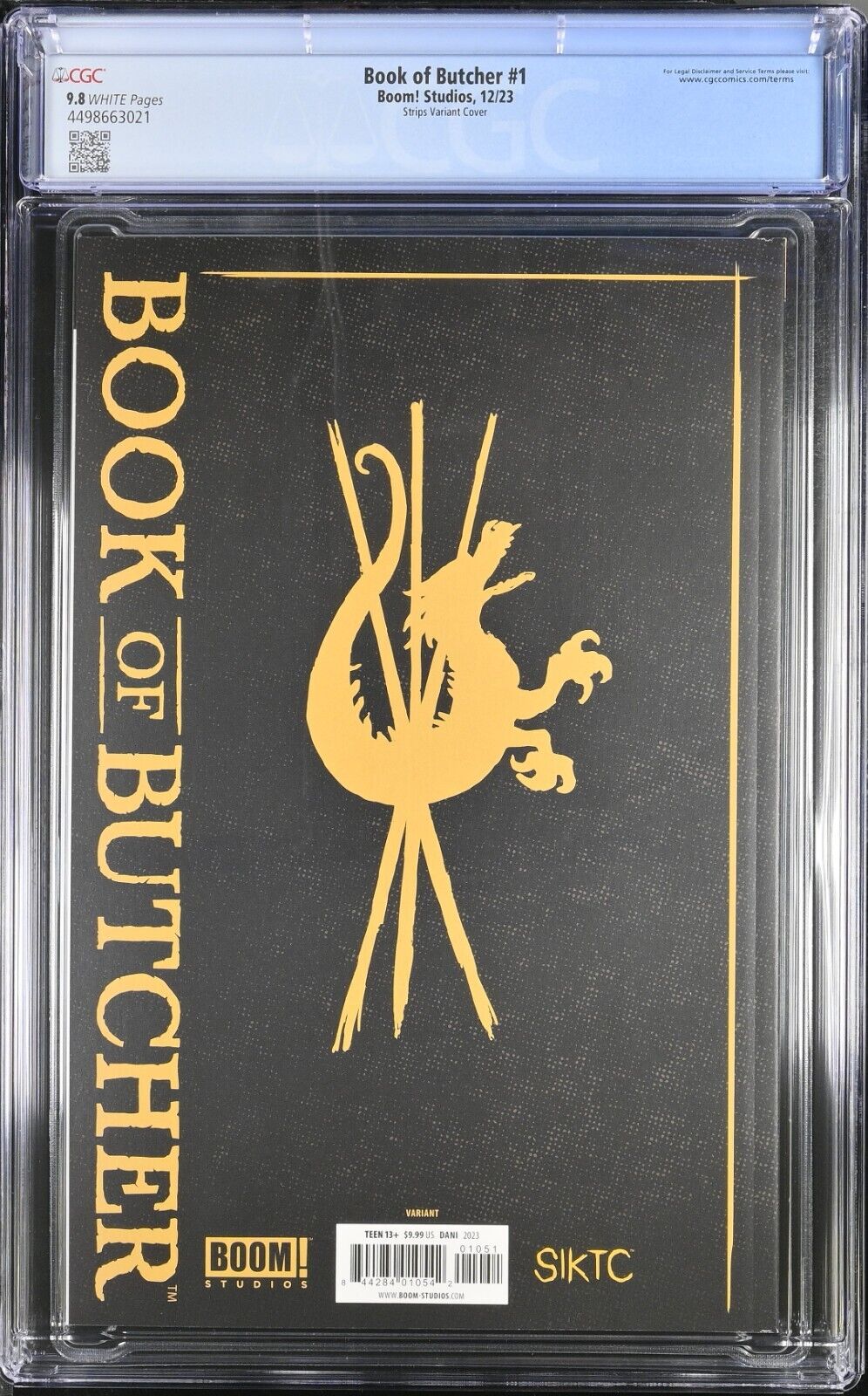 Book of Butcher #1 Strips Variant Cover CGC 9.8 (2024)