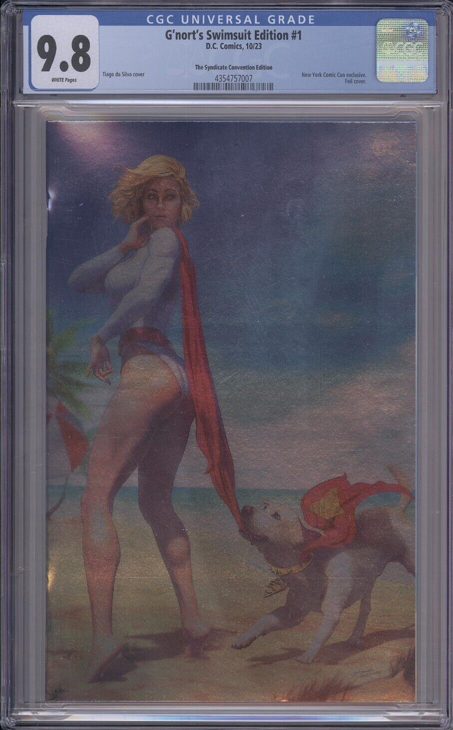 G'nort's Swimsuit Edition #1 NYCC Exclusive Foil Tiago da Silva CGC 9.8 (2023)