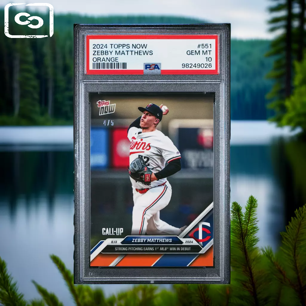 2024 TOPPS NOW 551 ZEBBY MATTHEWS ORANGE PSA 10 /5