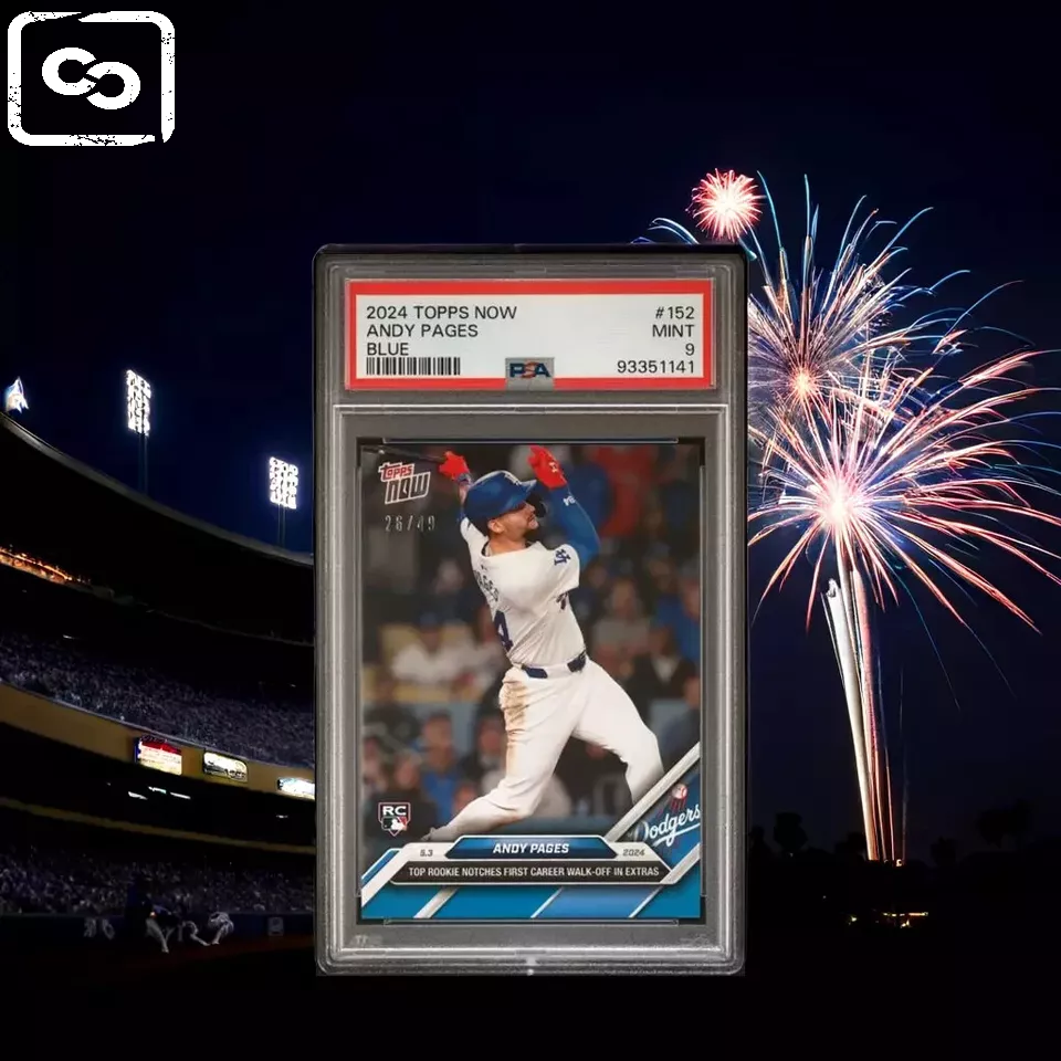 2024 TOPPS NOW Andy Pages Blue PSA 9 /49