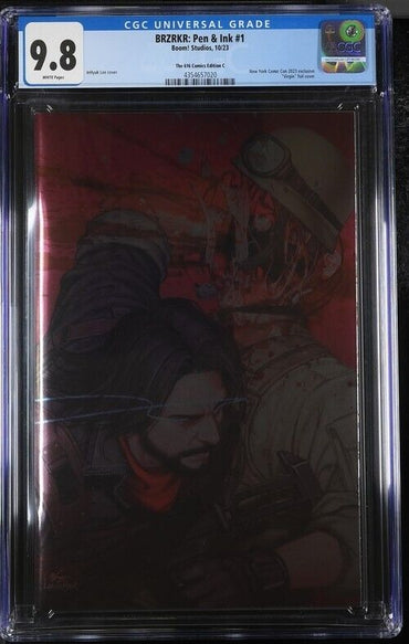 BRZRKR: Pen & Ink #1  Lee Virgin Foil Cover 616 Edition C CGC 9.8 (2023)