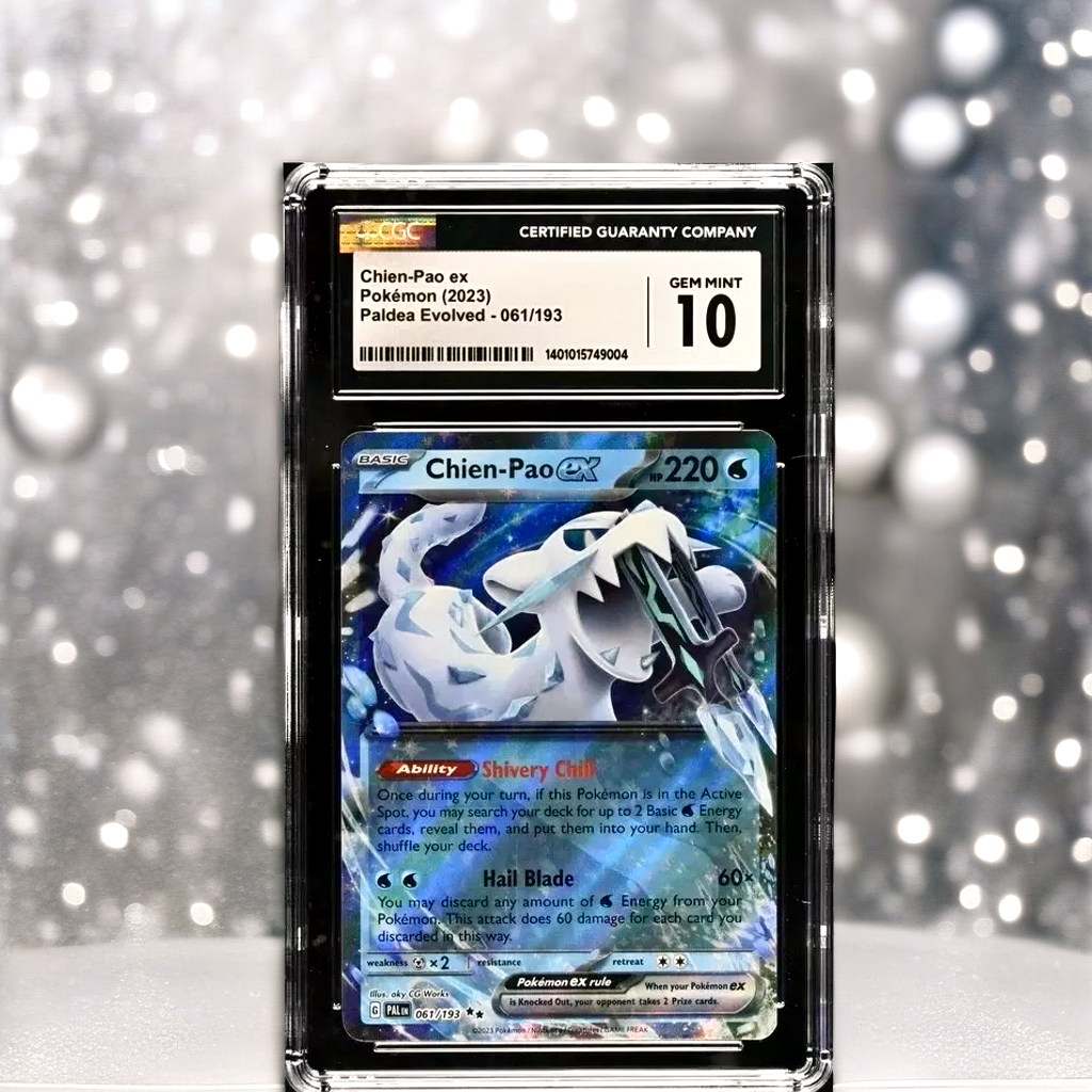 Pokemon Chien-Pao ex 061/193 Paldea Evolved - PAL EN English Gem Mint 10 (2023)