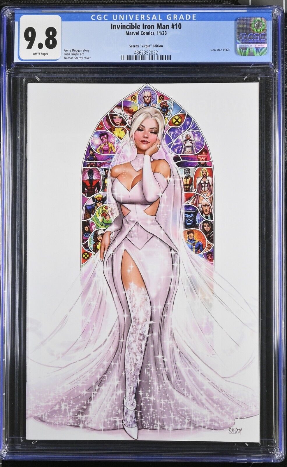 Invincible Iron Man #10 Szerdy Virgin Edition CGC 9.8