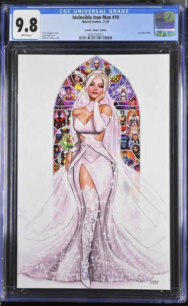 Invincible Iron Man #10 Szerdy Virgin Edition CGC 9.8