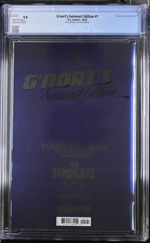 G'nort's Swimsuit Edition #1 NYCC Exclusive Foil Tiago da Silva CGC 9.8 (2023)