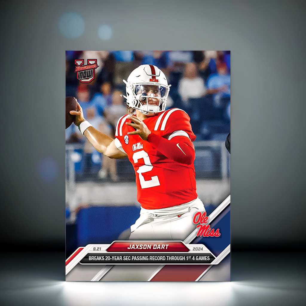 Jaxson Dart - 2024 Bowman U Now® Football Card 16