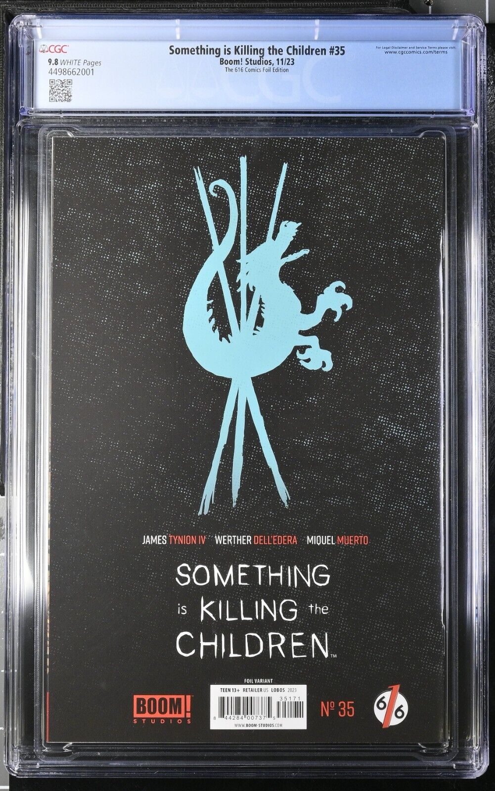 Something is Killing the Children #35 The 616 Comics Foil Edition CGC 9.8 2023