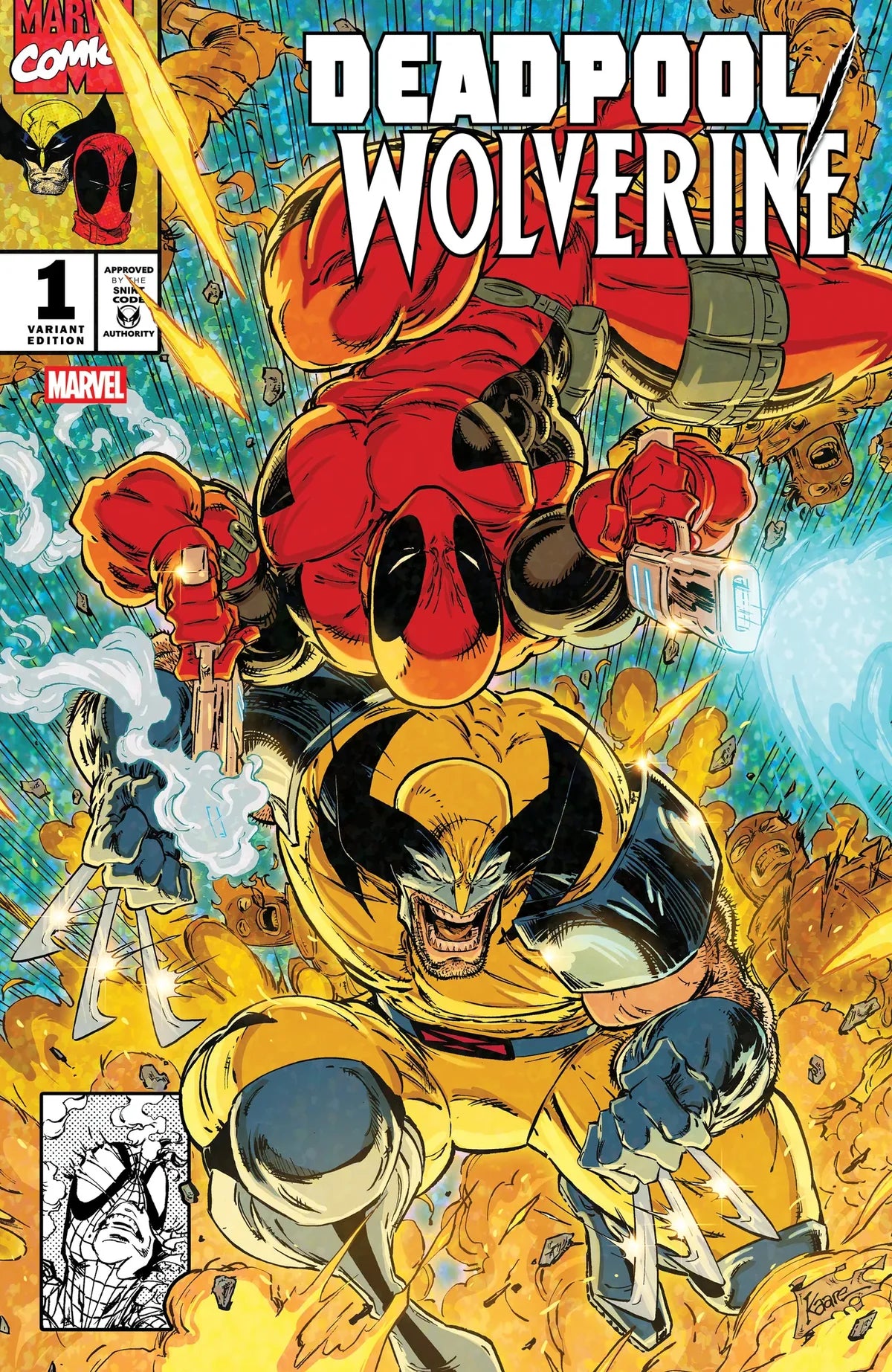 Deadpool Wolverine #1 Kaare Andrews Trade Dress Variant