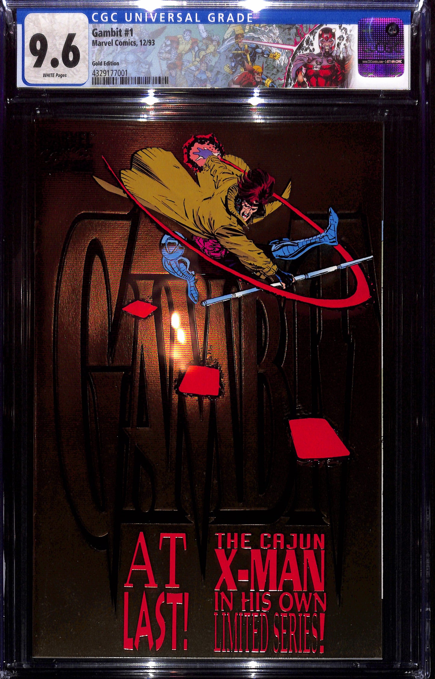 Gambit #1  Gold Edition  9.6