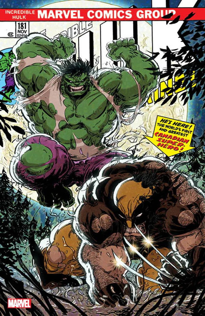 Incredible Hulk #181 Kaare Andrews Facsimile Sdcc Green Trade Dress Variant