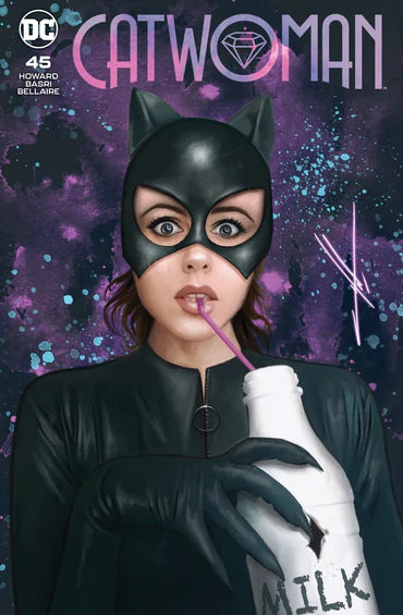 Catwoman #45 Carla Cohen Milk Thief Trade Dress Variant Cover B