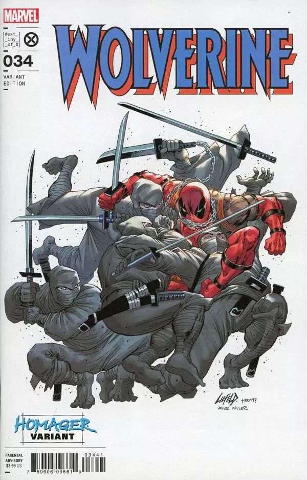 Wolverine #34 Rob Liefeld Homage Trade Dress Variant