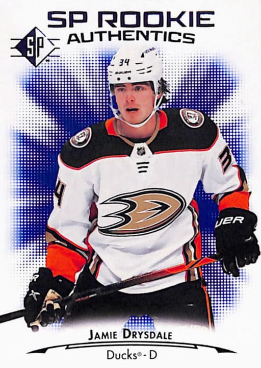 Jamie Drysdale 2021-22 SP Rookie Authentics #136 Anaheim Ducks